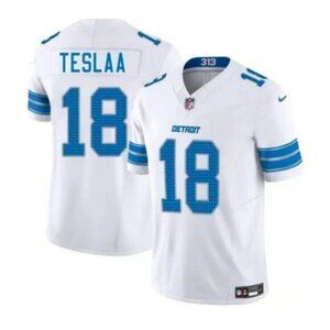 Mens Youths Kids Isaac TeSlaa White Vapor Stitched Jersey